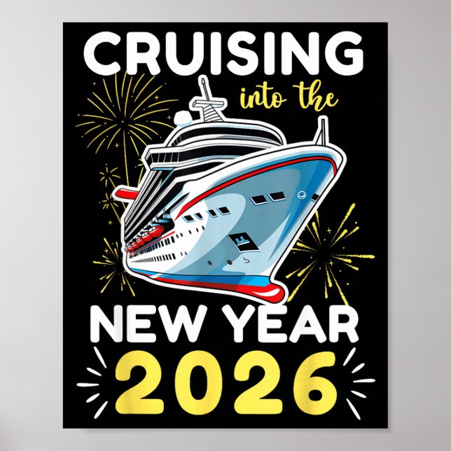 Poster Cruising Into The New Year 2026  (Devant)