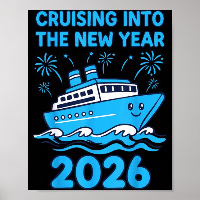 Poster Cruising Into The New Year 2026 Celebration  (Devant)