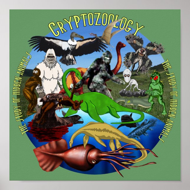 Poster Cryptozoologie Imprimer (Devant)