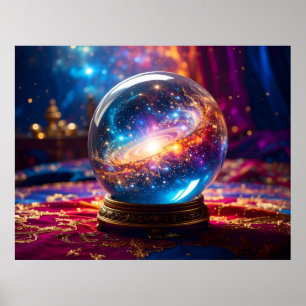 Poster Crystal Ball - Je Vois Un Événement Cosmique Dans 