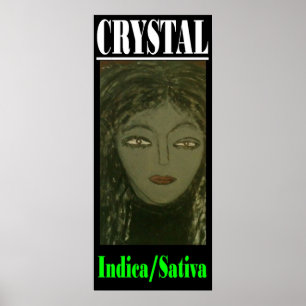 POSTER CRYSTAL INDICA SATIVA