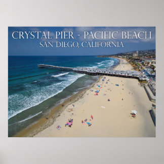 Poster Crystal Pier, Pacific Beach