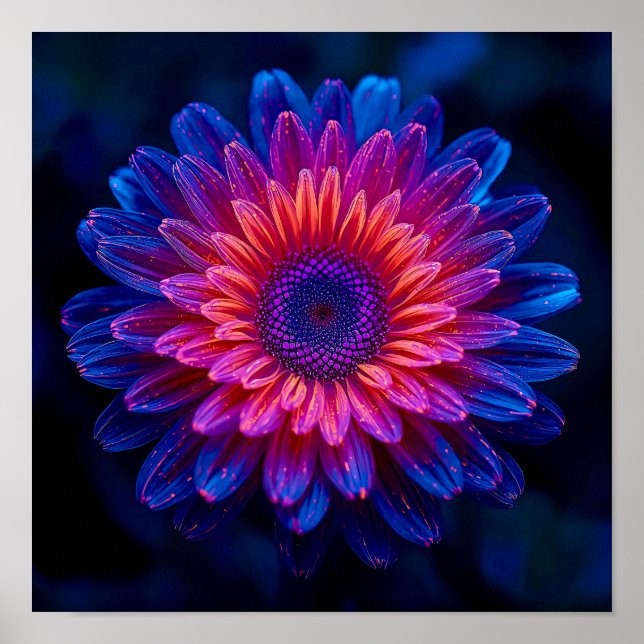 Poster Crystalline Cascade (Devant)