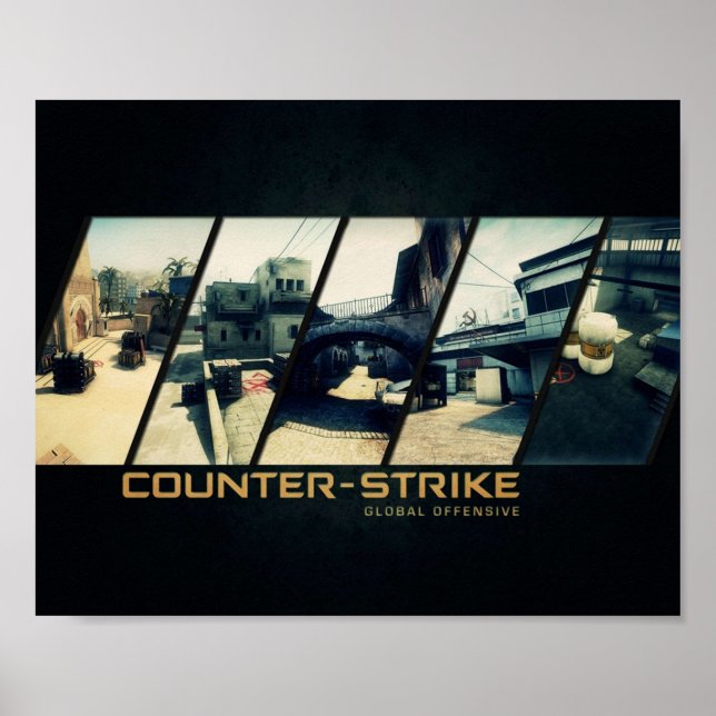 POSTER CSGO MAPS HQ (Devant)