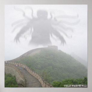 Poster Cthulhu à l'affiche de mur