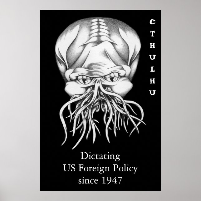 Poster Cthulhu : Dicter la politique étrangère américaine (Devant)