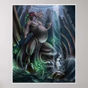 Poster Cthulhu Rising : Le défi de l'humanité