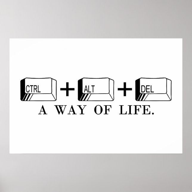 POSTER CTRL+ALT+SUPPR (Devant)