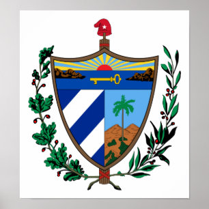 Poster Cuba Coat Of Arms