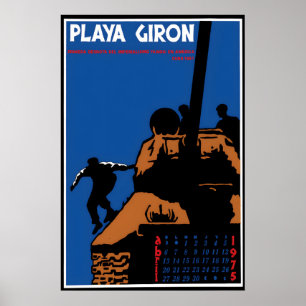 Poster Cuba Playa Giron 1975 First defeat of