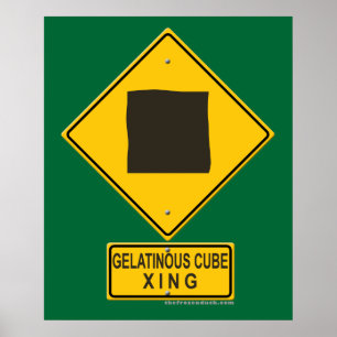 Poster Cube gélatineux XING