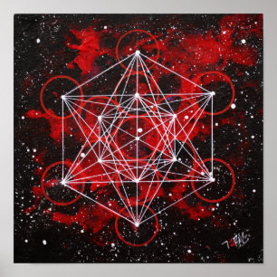 Poster Cube Metatron