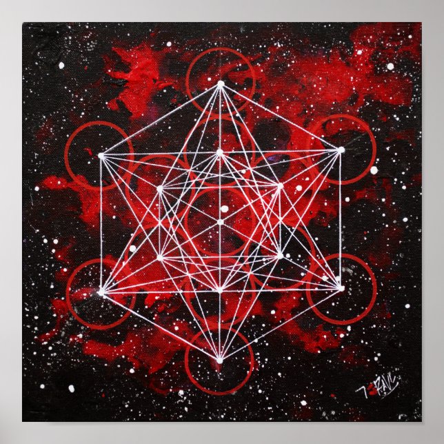 Poster Cube Metatron (Devant)