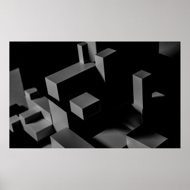 POSTER CUBE NOIR (Devant)
