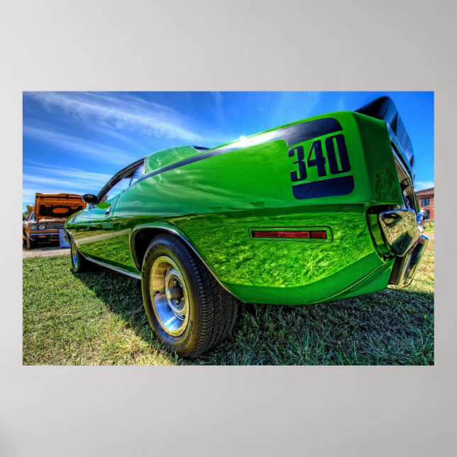 Poster 'Cuda 340 (Devant)