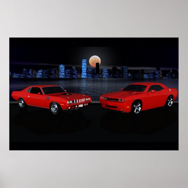 Poster Cuda & Challenger (Devant)
