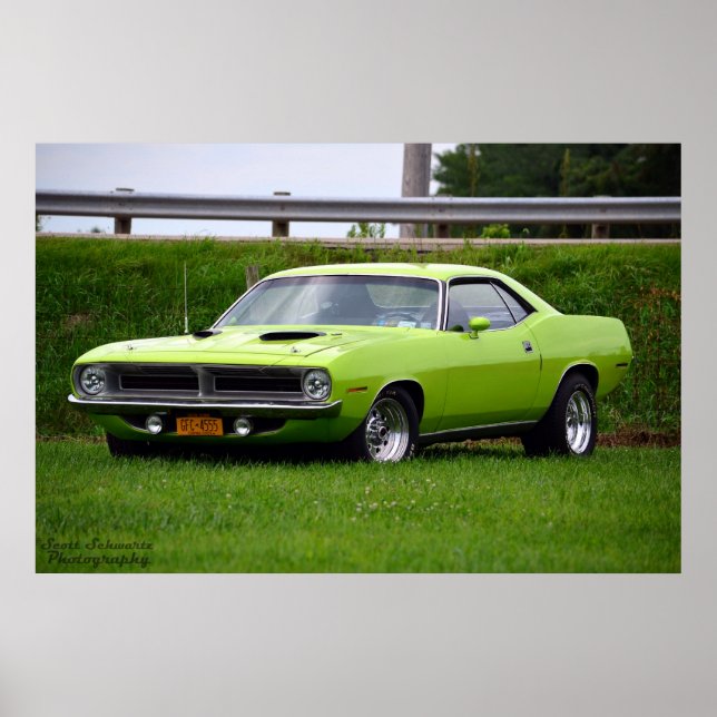 Poster Cuda Plymouth 1970 (Devant)