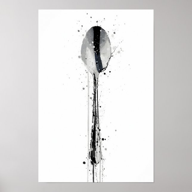 Poster Cuillère à café (Devant)