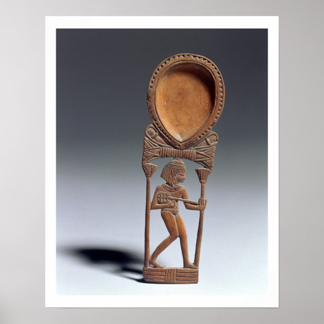 Poster Cuillère cosmétique avec la figure d'un luteniste, (Devant)