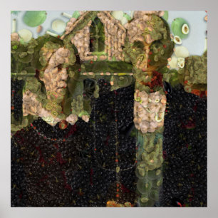 Poster Cuillère d'art gothique végétalien