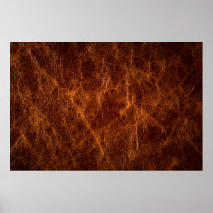Poster cuir Brown textureleather, texture, arrière - plan