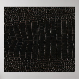 Poster Cuir de crocodile luxueux : texture textile.