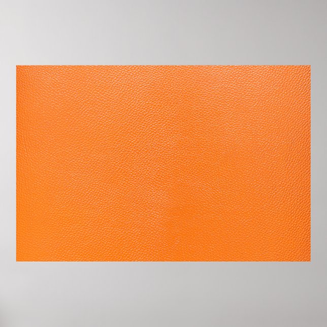 Poster Cuir orange texture motif fond cuir, t (Devant)