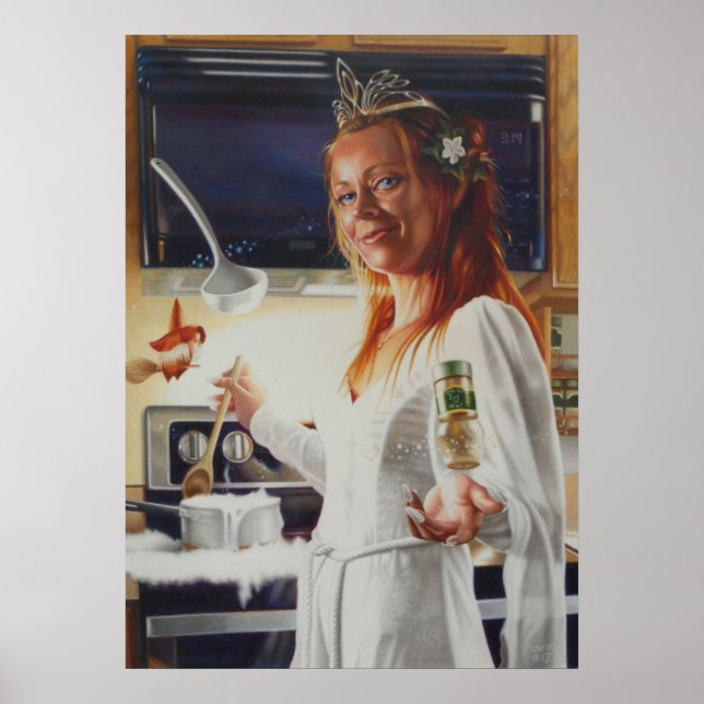 Poster "Cuisine avec magie" (Devant)