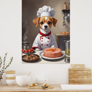 Poster Cuisine Chef Cuisine Cuisine Chien Cuisine Cuisine