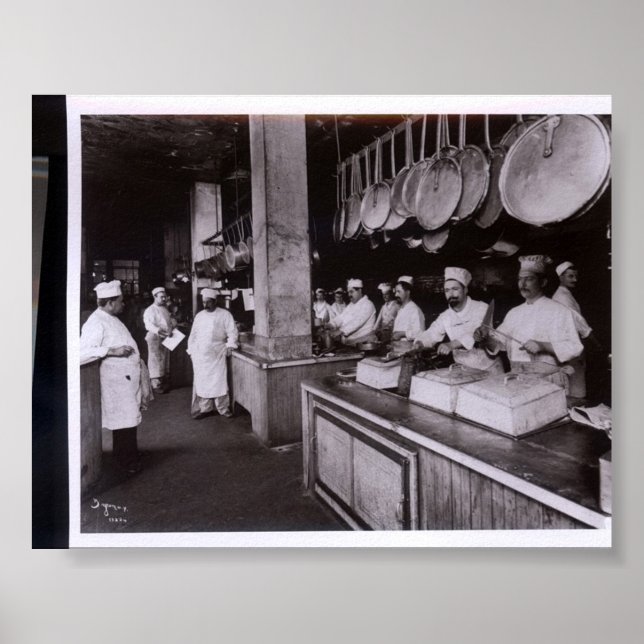 Poster Cuisine Delmonico's Restaurant, New York NY (Devant)