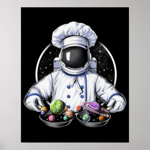 Poster Cuisine des astronautes spatiaux