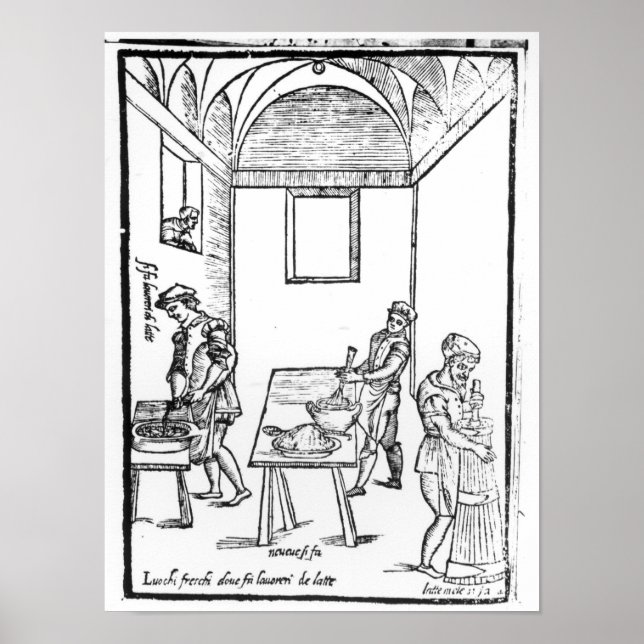 Poster Cuisine médiévale (Devant)