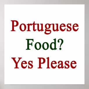 Poster Cuisine portugaise Oui S'il vous plaît