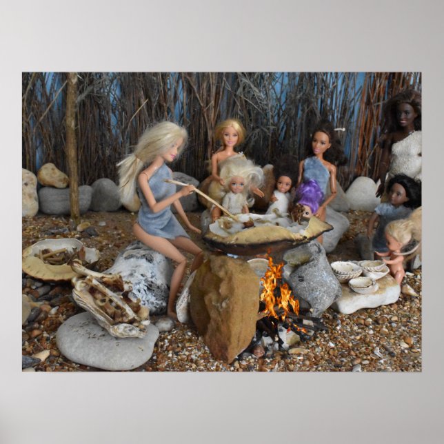 Poster Cuisine pour la tribu (Devant)