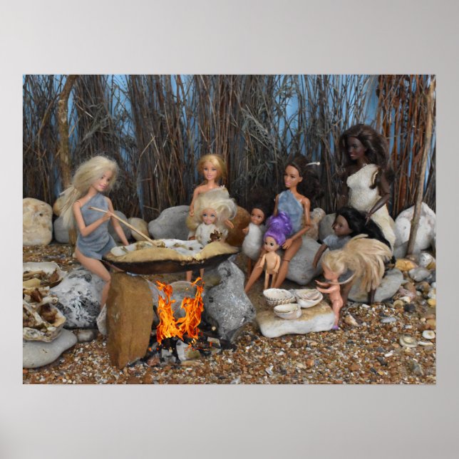 Poster Cuisine pour la tribu (Devant)