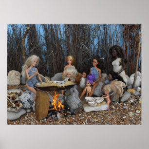 Poster Cuisine pour la tribu