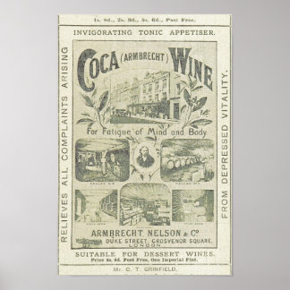 Poster Cuisine publicitaire de journal vintage