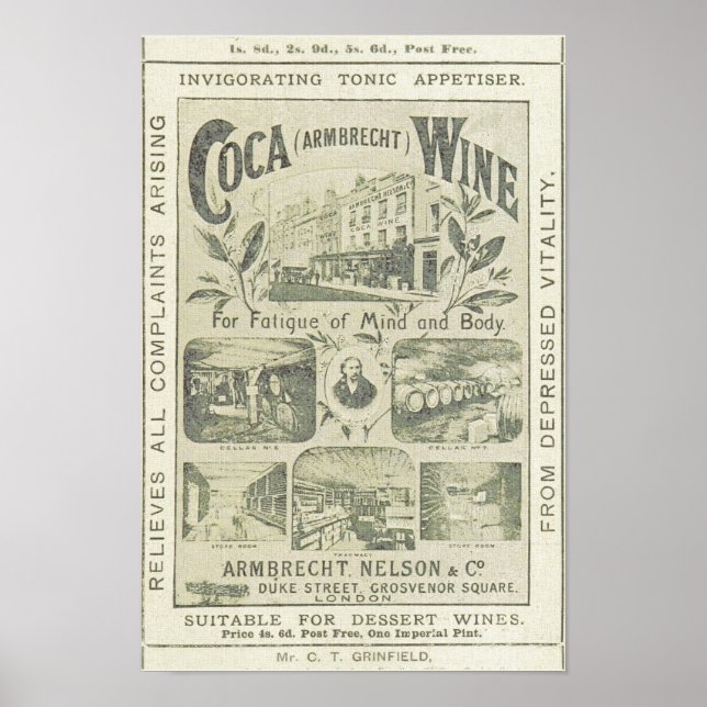 Poster Cuisine publicitaire de journal vintage (Devant)