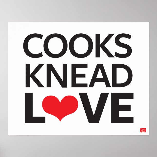 Poster Cuisines Knead Love (Devant)
