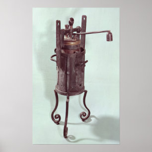 Poster Cuisson à pression inventée par Denis Papin 1679