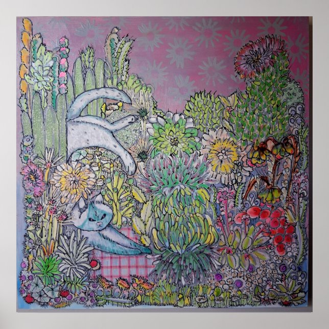 Poster Culbutes et Succulentes (Devant)