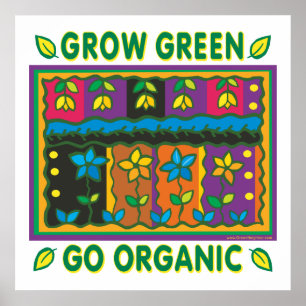 Poster Cultiver Alimentation Biologique Jardin Agritouris