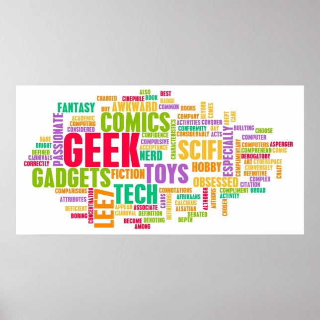 Poster Culture geek (Devant)