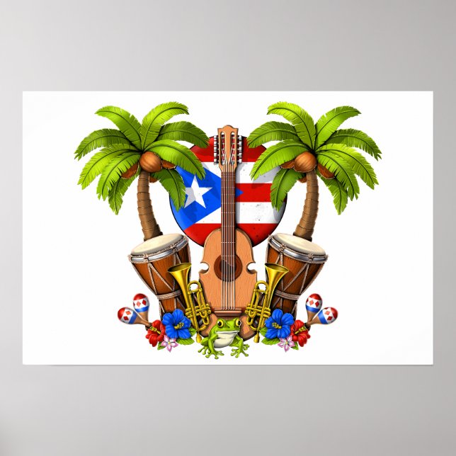 Poster Culture Porto Rico (Devant)