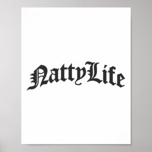 Poster Culturisme Naturel Toute la vie Natty Gym 