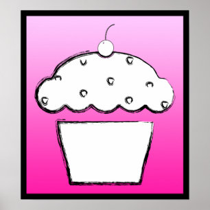 Poster cupcake
