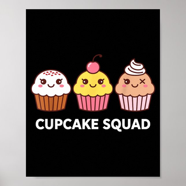 Poster Cupcake Costume For Men Women Girl Baking Cupcake  (Devant)