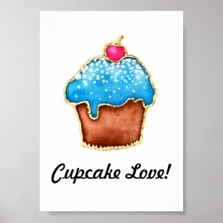 Poster Cupcake Love