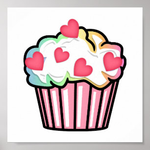 Poster Cupcake Love