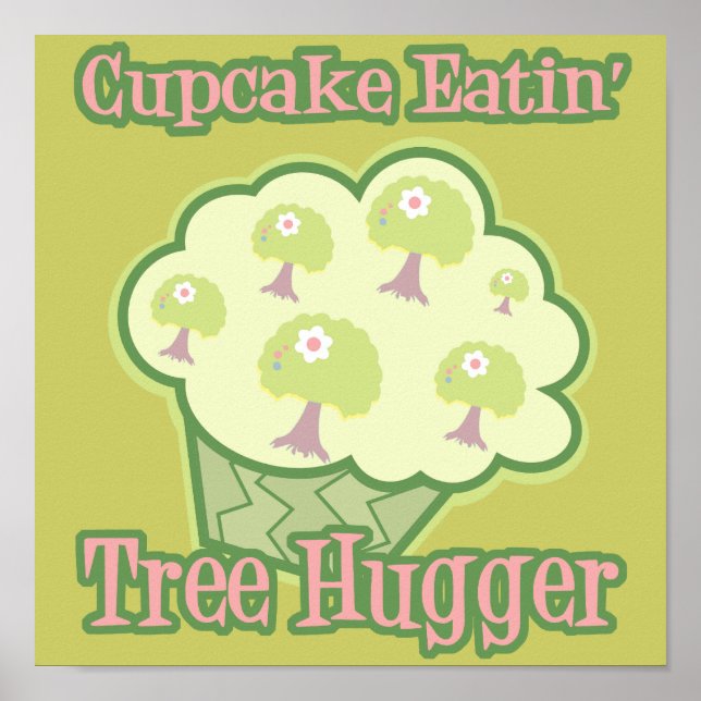 Poster Cupcake Mating Tree Hugger (Devant)